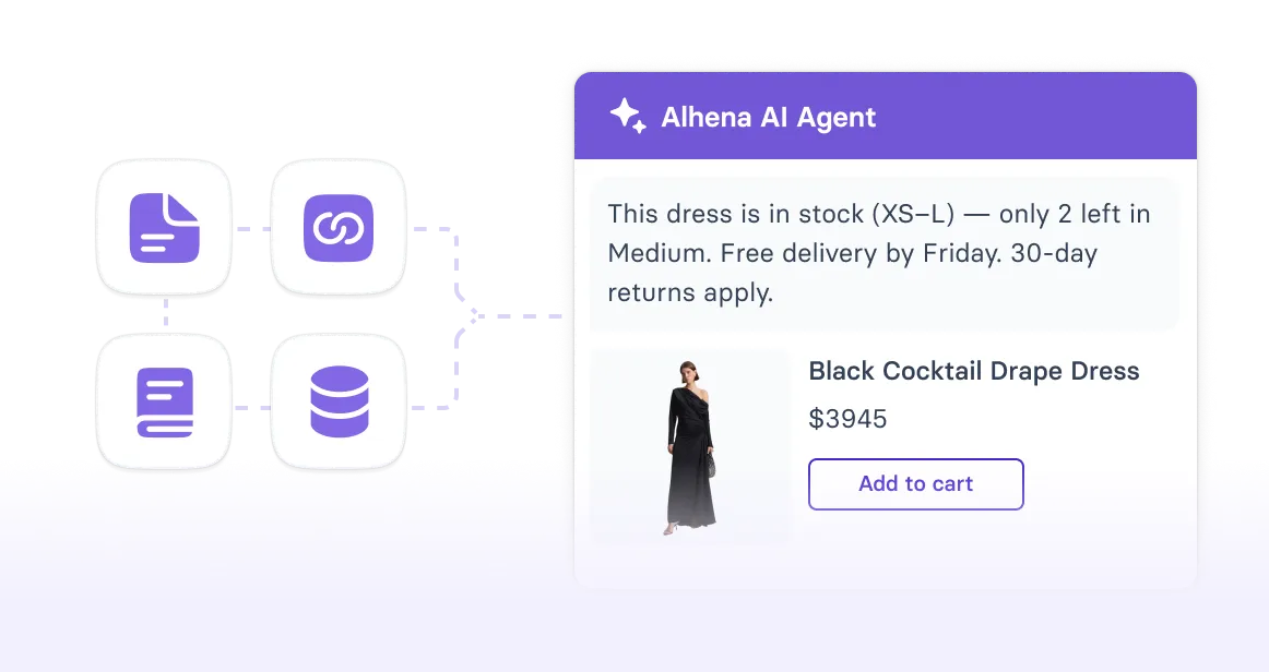 Hallucination-free AI responses illustration