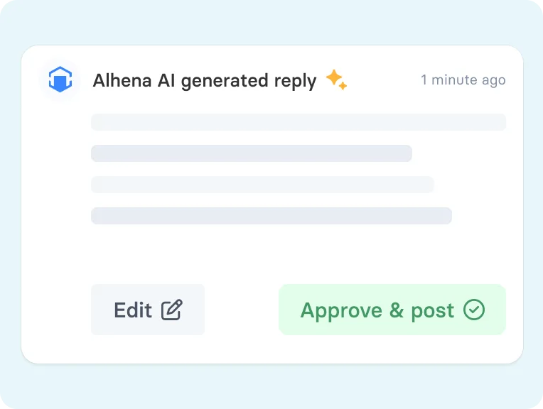 Full control & approval workflows: