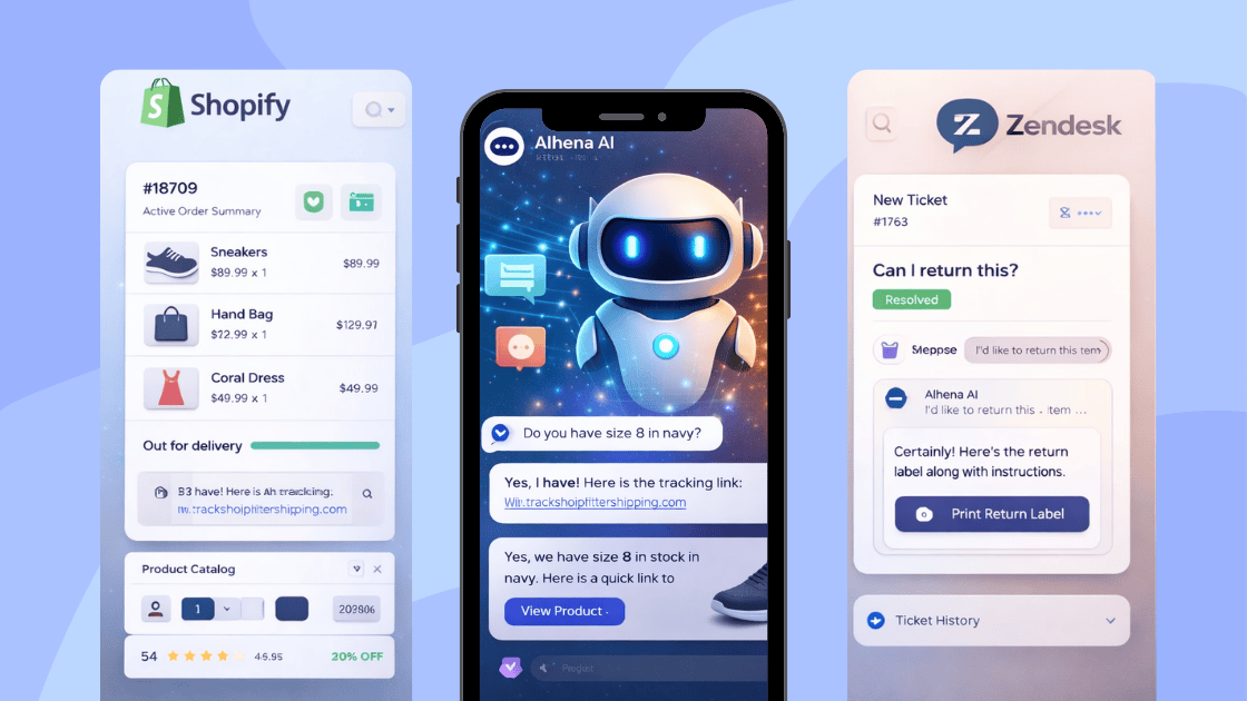 How to make the best of Shopify and Zendesk with AI in ecommerce store