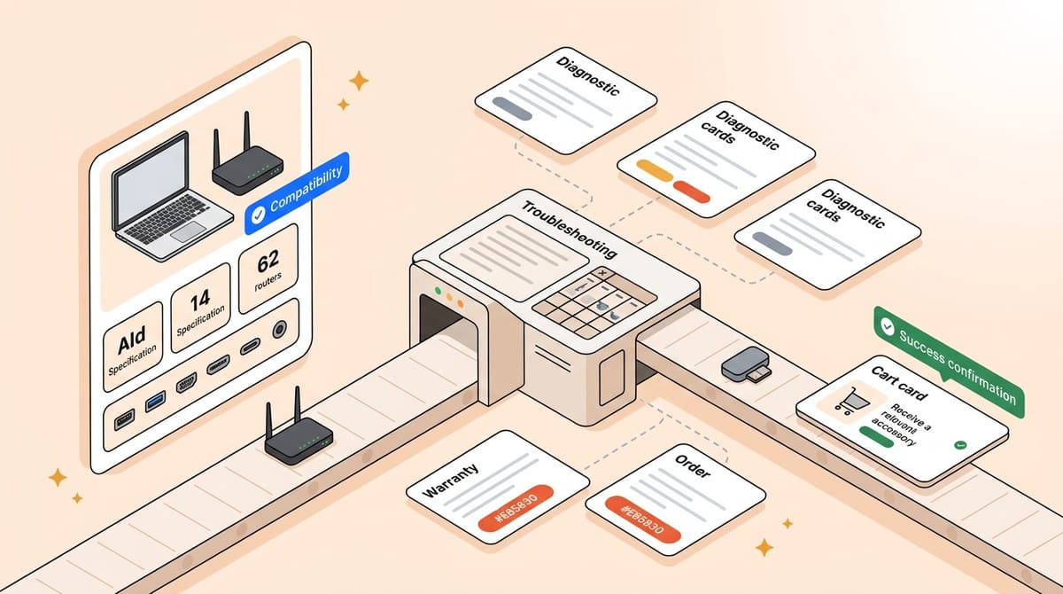 AI customer service automation for electronics e-commerce technical support