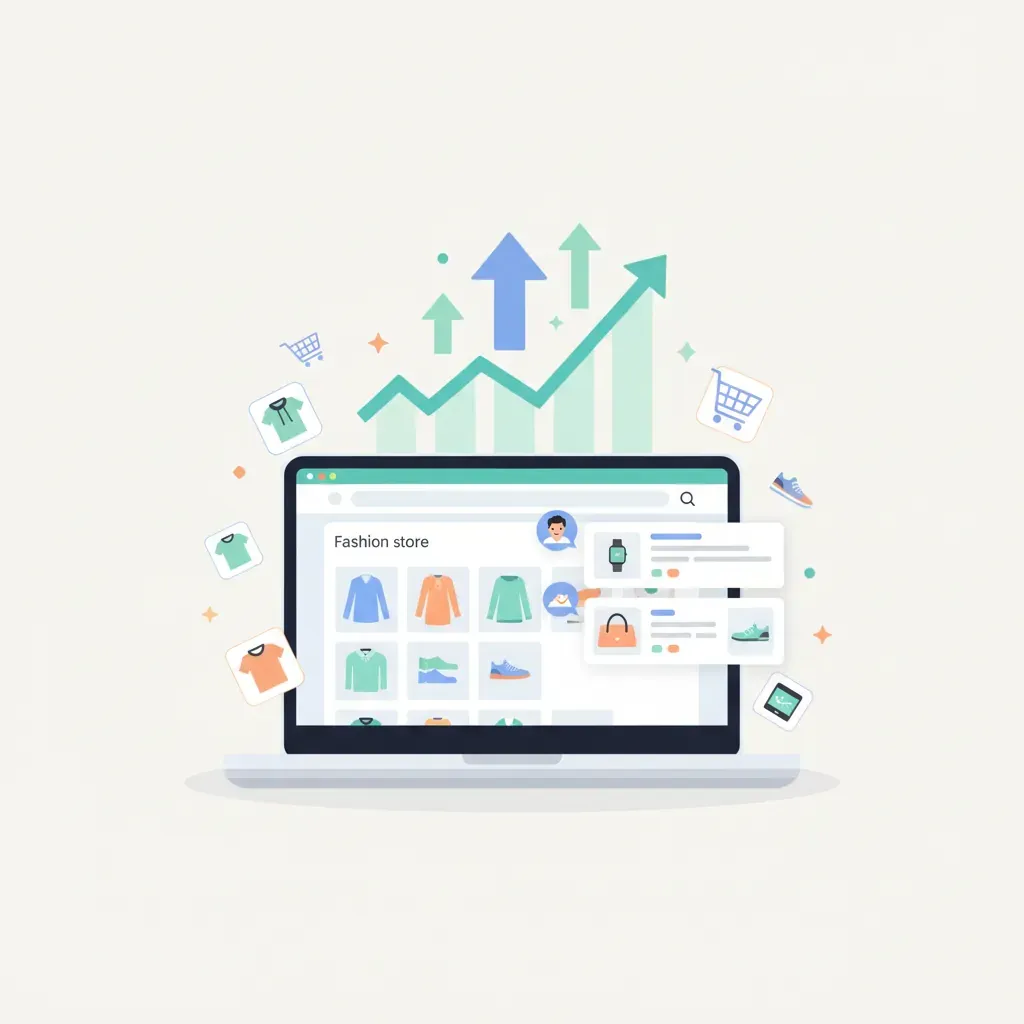 AI shopping assistant increasing ecommerce conversion rates with personalized product recommendations