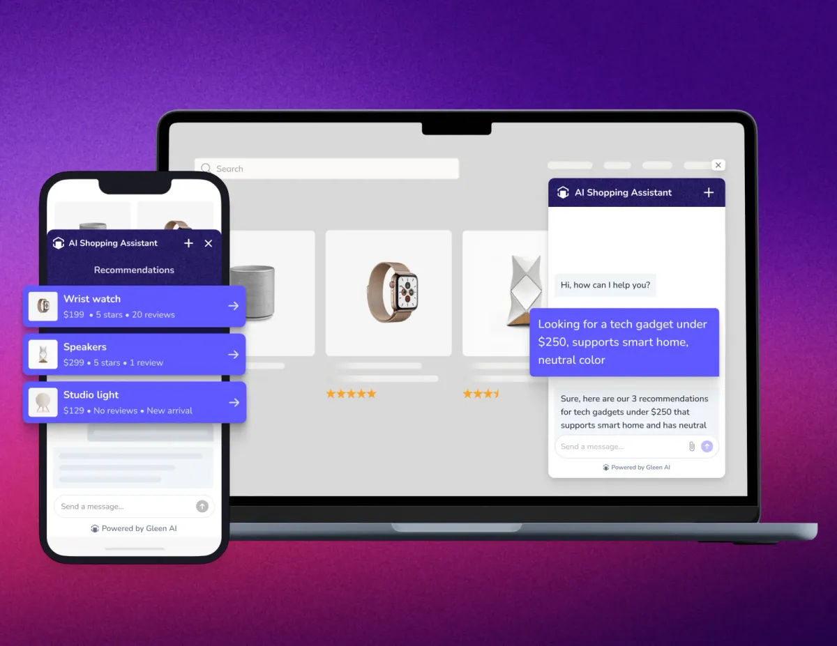 Shop smarter with AI. Personalized recommendations in real time—on any device, anytime