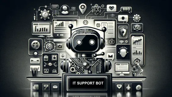 AI-powered IT support bot simplifies tech issues with data, diagnostics, and digital tools—always ready to assist you