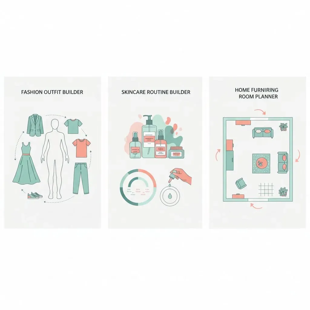 Vertical AI shopping experiences across fashion beauty and home goods ecommerce