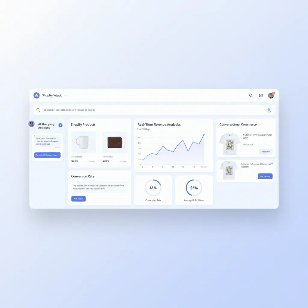 AI shopping assistant bridging Shopify and Gladly for e-commerce revenue