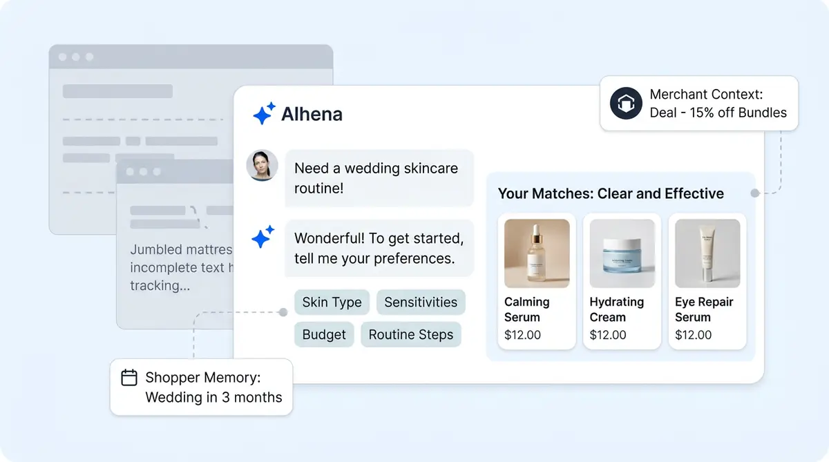 Conversational AI collecting zero-party data from shoppers without cookies or tracking