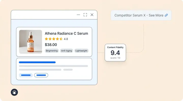 Product Rendering Analysis: Why It's Not Enough to Be Mentioned in AI Answers