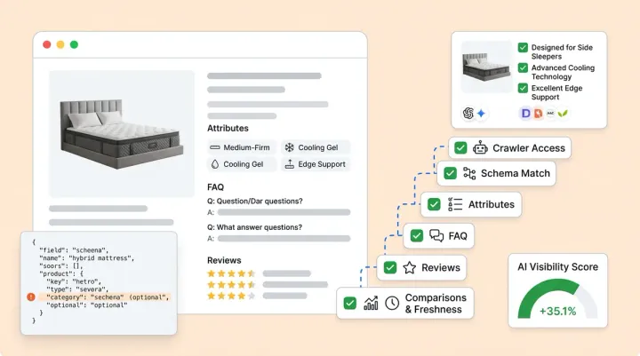 PDP Optimization Checklist: 15 Changes That Improve Your AI Visibility Score