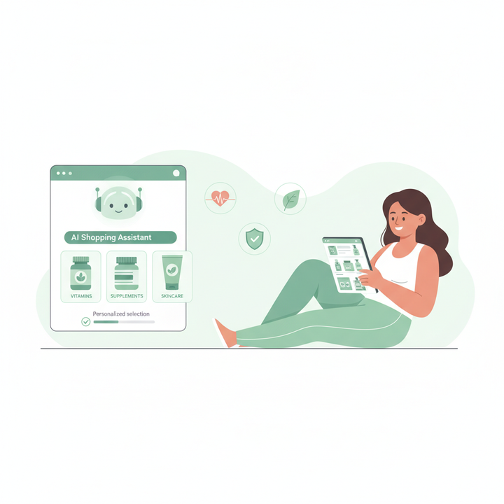 AI for Health and Wellness Brands: How Guided Shopping Turns Browsers into Buyers