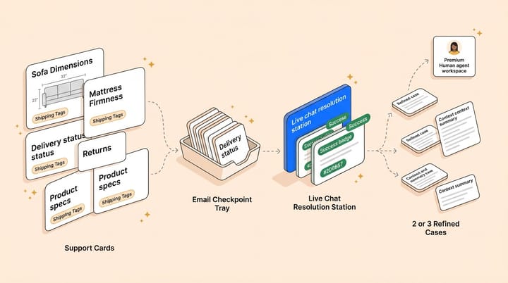How a Luxury Home & Living Brand Resolves 63% of Support Tickets with AI While Maintaining 90% CSAT